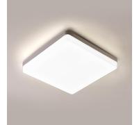 Comely Plafonnier LED Carré, Blanc 48W Lampe de Plafond LED, 5400LM Lumière Neutre 4000K, IP44 Étanche Luminaire Plafonnier LED pour Salon, Chambre à Coucher, Balcon, Cuisine, Couloir