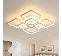 Comely Plafonnier LED Dimmable, 80W Luminaire Plafonnier avec Télécommande
