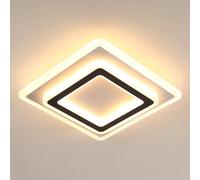 Comely Plafonnier LED, Lampe de Plafond Carré 38W 4275LM, Moderne Luminaire Plafonnier en Aluminium pour Salon Chambre Cuisine Couloir Coucher, Blanc Chaud 3000K