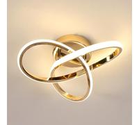 Comely Plafonnier LED moderne, 30 W, en forme de fleur, pour chambre, cuisine, salon, couloir, salle à manger, balcon, blanc naturel 4 500 K