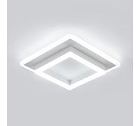 Comely Plafonnier LED Moderne, 30W 3375LM Lampe de Plafond Carré Blanc en Acrylique, Luminaire Plafonnier LED pour Salon Couloir Coucher Cuisine Salle de Bains, Blanc Froid 6500K
