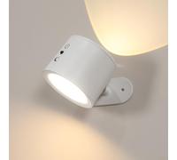 Comely veilleuse avec LED magnétique avec télécommande - rotative à 360°, dimmable au toucher, 3000K-6500K, rechargeable USB-C, batterie 1800 mAh, pour le salon chambre à coucher échelle