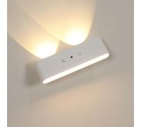 Comely Veilleuse LED 3600 mAh, rechargeable de type C, spot et veilleuse, intensité variable 3000-6500 K, télécommande tactile et infrarouge, applique murale à capteur intérieur, montage magnétique