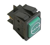 comenda Lampe de signal pour température ambiante 100-800 °C Vert 230 V encastrable Dimensions : 30 x 22 mm pour lave-vaisselle