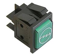 comenda Lampe de signal pour température ambiante 100-800 °C Vert 230 V encastrable Dimensions : 30 x 22 mm pour lave-vaisselle