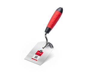 COMENSAL Spatule de Stucateur 80 mm - Truelle de Maçon Carrée Avec Poignée Souple - Lame en Acier - Made in EU