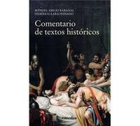 Comentario De Textos Históricos Aa Vv (Auteur)