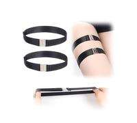 comeondear 2PCS Jarretières de Cuisse Punk Harnais de Jambe Cosplay Gothique Porte Jarretelle Sexy Bas pour Porte-Jarretelles Anneau de Jambe Mariage Fête Bague Élastique Noir,Taille Unique
