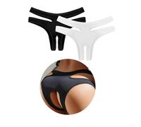 comeondear Slip Ouvert Femme String Extensible Séchage Rapide S-XXL | Bikini Tissu,Grande Taille,Tanga Respirant,sans-Contrainte,sous-Vêtements Féminins,Taille Basse,Doux,Élégant et Confortable