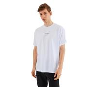 COMEOR Lot de 2 à 3 ou 4 t-shirts classiques à manches courtes en coton pour homme - Col rond, Blanc., XL