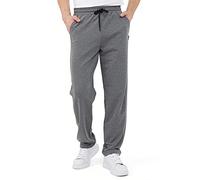 Comeor Pantalon de Jogging Pantalon de Survêtement en Coton pour Homme - Pantalon de Sport Long pour Homme - Joggers (Gris Foncé 7XL)