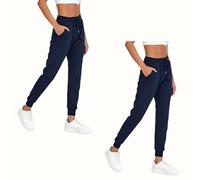 COMEOR Pantalon de jogging pour femme - Pantalon de sport en coton long, pantalons d'entraînement chauds, pantalons de loisirs pour femmes, sweatpants avec coupe régulière pour fitness, yoga, loisirs