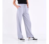 COMEOR Pantalon Large Femme Gris Clair | Jogging Décontracté Confort | Yoga Sport Détente | Taille Élastique Coupe Ample S