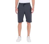 Comeor Short Homme avec Fermeture éclair - Short en Coton, Short de Sport, Bermuda de Jogging, Short de Course, Pantalon d'entraînement d'été (Gris Foncé L)