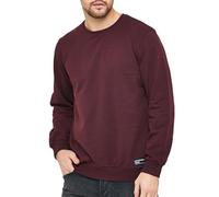 Comeor Sweat Pull Homme sans Capuche Pullover Sweatshirts (Bordeaux S)