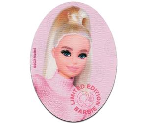 Comercial Mercera Barbie Portrait Patch Thermocollant 11 x 8 cm à repasser pour Fille avec Mode Glamour Rose Fan, Écusson Couture Vêtement Cadeau Idée
