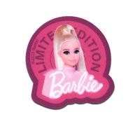 Comercial Mercera Barbie Portrait Patch Thermocollant 6,5 x 6 cm à repasser pour Fille avec Mode Glamour Rose Fan, Écusson Couture Vêtement Cadeau Idée