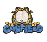 Comercial Mercera Garfield Patch Thermocollant 7,5 x 4,8 cm à repasser pour Adulte Enfant avec BD Chat Culte Fan, Écusson Couture Vêtement Cadeau Idée