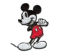 Comercial Mercera Mickey Mouse 90 Années 06 Années Nonante Édition Spéciale - Ecusson Thermocollant Patches Appliques, Taille: 6 x 7,2 cm