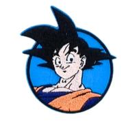 Comercial Mercera, Patch Thermocollant, Dragon Ball Z, Figurine Goku, Ecusson Thermocollant Idéal pour les Casquettes, les Vestes, les T-Shirts ou les Cartables. 100% Polyester, 6x8 Centimètres.