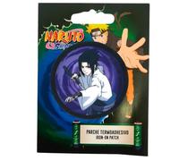 COMERCIAL MERCERA, Patch Thermocollant, Naruto, Ecusson Thermocollant Idéal pour les Casquettes, les Vestes, les T-Shirts ou les Cartables. 100% Polyester (Sasuke avec Épée, Imprimé)
