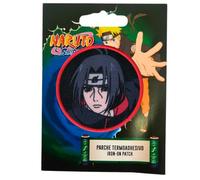COMERCIAL MERCERA, Patch Thermocollant, Naruto, Ecusson Thermocollant Idéal pour les Casquettes, les Vestes, les T-Shirts ou les Cartables. 100% Polyester (Itachi Uchiwa, Broderie)