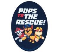 COMERCIAL MERCERA, Patch Thermocollant, Paw Patrol, Écusson Thermocollant, Genouillère, Idéal pour Réparer les Pantalons et Vestes, Imprimé, 100% Polyester (Équipe de secours)