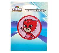 COMERCIAL MERCERA, Patch Thermocollant, Pj Mask, Pyjamasques, Ecusson Thermocollant Idéal pour les Casquettes, les Vestes, les T-Shirts ou les Cartables. 100% Pol (Bibou, Broderie)