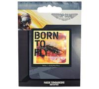COMERCIAL MERCERA, Patch Thermocollant, Top Gun, Ecusson Thermocollant pour les Casquettes, les Vestes, les T-Shirts ou les Cartables, Imprimé, 100% Pol (Born to Fly Jet, Imprimé)