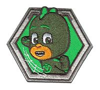 Comercial Mercera PJ Masks Gluglu Patch Thermocollant 6,7 x 6,7 cm à repasser pour Enfant avec Pyjamasques Super Héros Fan, Écusson Couture Vêtement Cadeau Idée