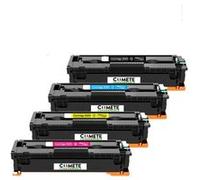 COMETE - 054H - 4 Toners Compatibles pour Imprimante Canon ImageCLASS - Marque française Jaune Cyan Magenta Noir G