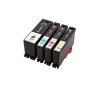 COMETE - 100XL - Pack de 4 Cartouches d'encre Compatibles avec Lexmark 100 XL - Marque française