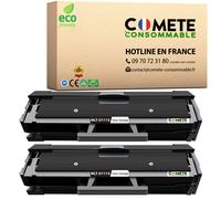 COMETE - 111S - 2 Toners compatibles avec SAMSUNG MLT-D111S D111S 111S - 2 Noir - Marque Française Noir G