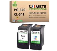 COMETE 2 Cartouches d'encre Compatibles avec PG-540XL CL-541XL 540 541 XL