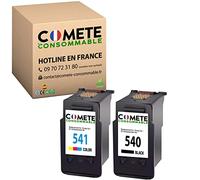 COMETE 2 Cartouches d'encre Compatibles avec PG-540XL CL-541XL 540 541 XL