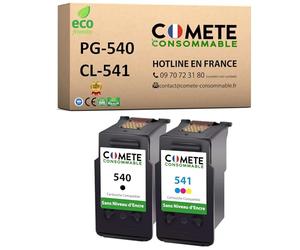 COMETE 2 Cartouches d'encre Compatibles avec PG-540XL CL-541XL 540 541 XL