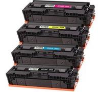 COMETE, Marque française - 205A - 4 Cartouches de Toners Compatibles pour HP 205A CF530A - pour HP Color LaserJet Pro MFP M181fw MFP M180n M180nw Color LaserJet Pro M154a M154nw (1 Noir et 3 Couleur)