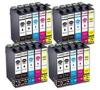 COMETE - 29XL - 20 Cartouches d'encre compatibles EPSON 29XL (8 noir) - Marque française Cyan