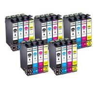 COMETE, Marque française - 29XL - 20 Cartouches d'encre Compatibles avec Epson 29 XL Fraise - pour Epson Expression Home xp452 xp235 xp245 xp247 (5 Noir et 15 Couleur)
