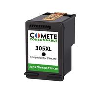 COMETE - 305 XL - 1 Cartouche Compatible avec HP 305XL sans puces - Marque française