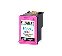 COMETE - 305XL - 1 Cartouche d'encre Compatible avec HP 305 ou 305XL - Couleur - Marque française