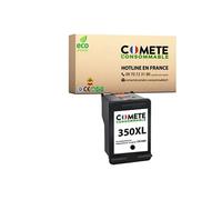 COMETE - 350 XL 1 Cartouche d'encre compatible avec HP 350 XL 350XL CB335E CB336EE - Noir