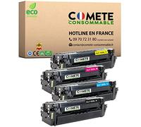 COMETE, Marque française - 506L - Pack de 4 Cartouches de Toners Compatibles avec Samsung CPL 680 CLX-6260 CLT-506L CLT-K506L CLT-Y506L CLT-C506S CLT-M506L- pour Samsung CLP-680 DW DN CLX-6260FR