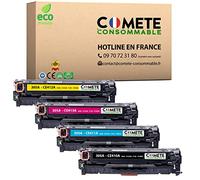 COMETE 4 Toner Compatibles avec HP 304A CC530A CC531A CC532A CC533A