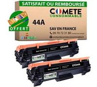 COMETE - 44A - 2 Toners Compatibles avec HP 44A - Noir - Marque française Noir G