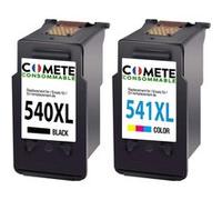 COMETE - 540/541XL : 2 Cartouches d'encres compatibles avec CANON - Marque française