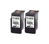 COMETE, Marque française - 540XL - 2 Cartouches d'encre Compatibles Noires avec Canon PGI-540 PG540 540 XL - pour Canon Pixma TS5150 TS5151 MG3650s MG3650 G4250 MG3600 MX475 (2 Noir)