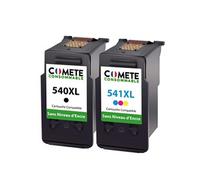 COMETE - 540XL 541XL - 2 Cartouches d'encre Compatibles avec Canon - Marque française