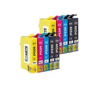 COMETE - 603 XL - 10 Cartouches d'encre compatibles avec EPSON - Marque française
