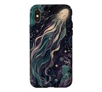 Comète à Queue de Ruban inspirée de l'astrologie Coque pour iPhone X/XS